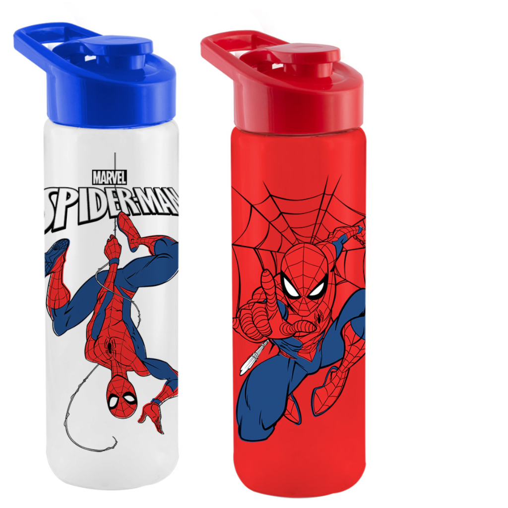 Garrafa Agua Squeeze Plasduran Plástico 700 ml Bpa Free Homem Aranha