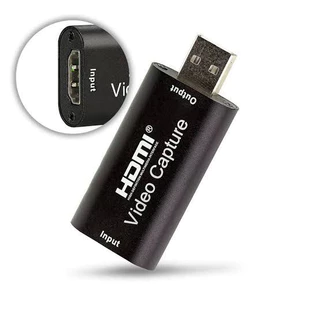 Placa de Captura HDMI Para USB 1080P 4K Adaptadora Áudio ENVIO IMEDIATO