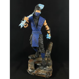 Boneco colecionável figure do Sub-Zero Mortal Kombat em impressão 3D