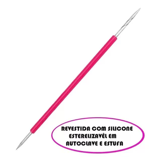 Palito De Inox Isis Cutelaria Rosa P/ Limpeza