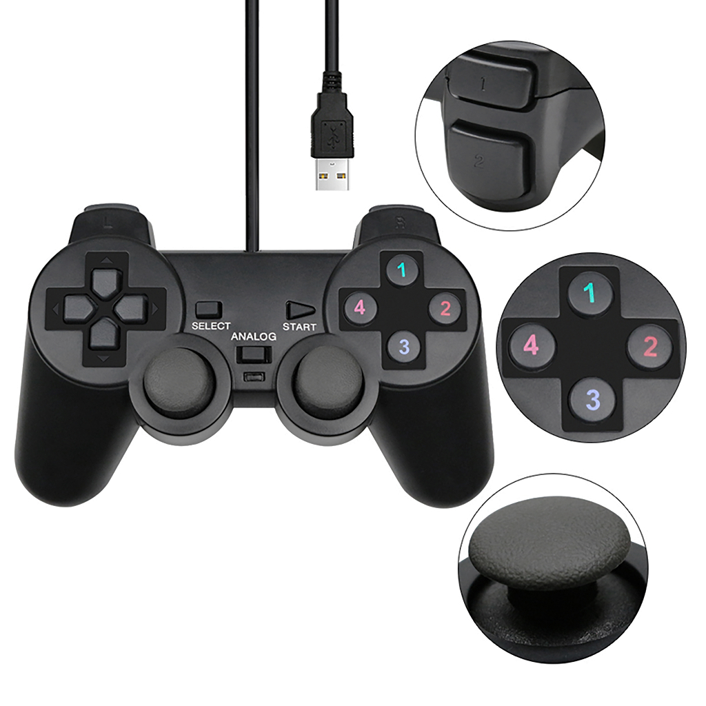 Controle Joystick PC PS c/Fio USB - A065