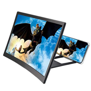 Lente De Aumento Lupa Zoom Curva 3d Para Celular 14 Polegadas Filmes