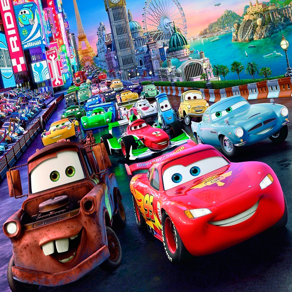 Papel de Parede Adesivo Infantil Carros M²