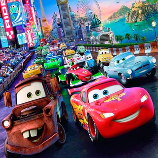 Papel de Parede Adesivo Infantil Carros M²