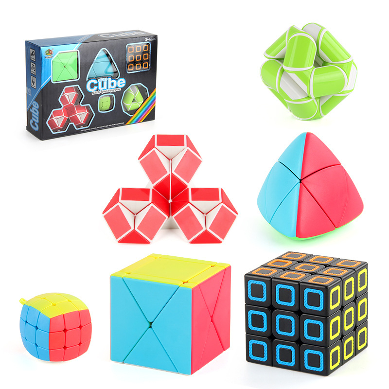 Kit Com 6 Modelos Cubo Magico Diferentes Series Cube Match Special- Cubo  Magico para Iniciante e Profissional