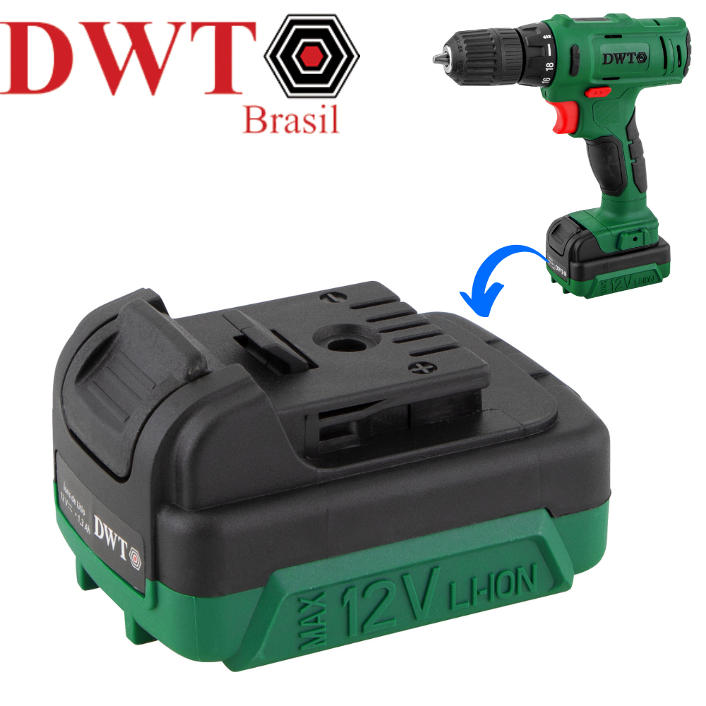 Bateria Dwt Para Parafusadeira 12v, Para Pfd120