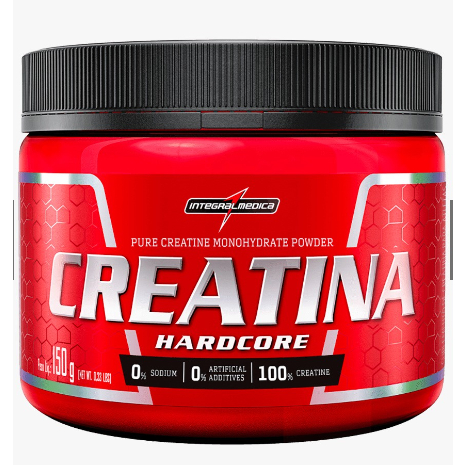 Creatina Pura Monohidratada Hardcore 300g 150g Original - Integralmedica