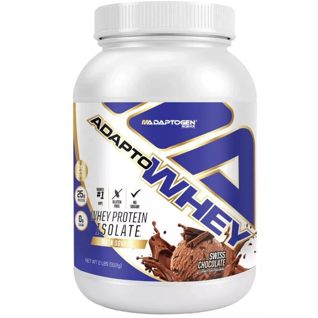 Adapto Whey Protein Isolado 912g Adaptogen Science Sabores