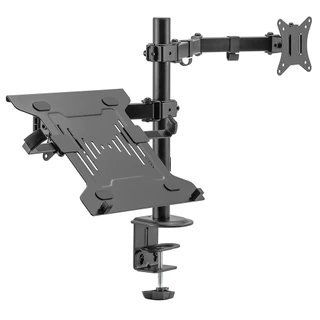 Suporte de Mesa Braço Duplo para Monitor e Notebook TM24C
