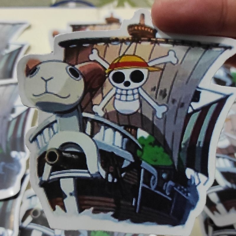 Stickers - ONE PIECE - GOING MERRY - ADESIVO E IMÃS | Shopee Brasil