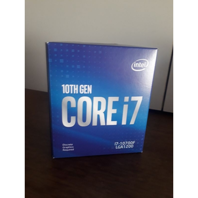 Caixa do Processador i7 -10700F com Acessorios | Shopee Brasil