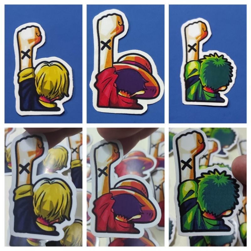 Stickers - ONE PIECE - JIMBE 🦈- ADESIVO E IMÃS 🧲 - Faz a Boa!