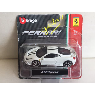 BBURAGO FERRARI 458 SPECIALE RACE & PLAY 1/64 GARIBA58