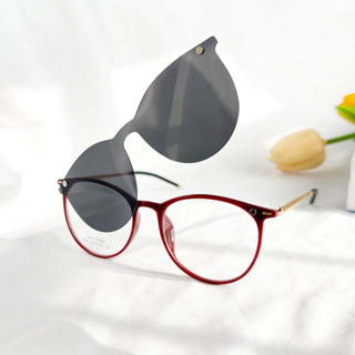 BRUNO CHIQUE Oculos De Grau Feminino Lipon 2em e 1 Armação+Sol Polorizado