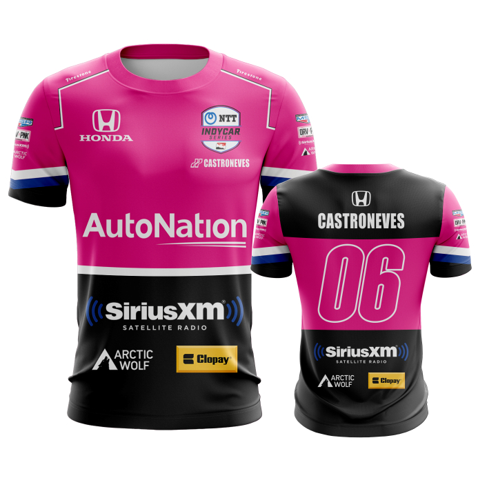 Camisa Camiseta Meyer Shank Racing Helio CastroNeves 2023 Formula Indy