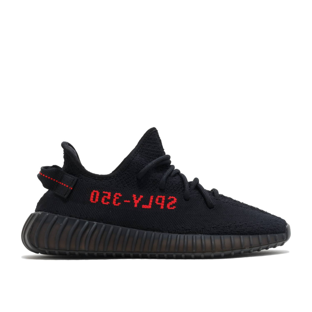 Tenis Adidas Yeezy Boost 350 V2 “Bred” Caminhada Corrida Academia