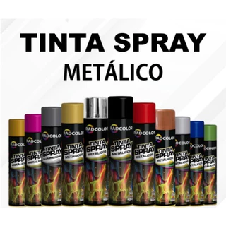 Tinta em Spray Metalico 400ML Radcolor - Diversas Cores