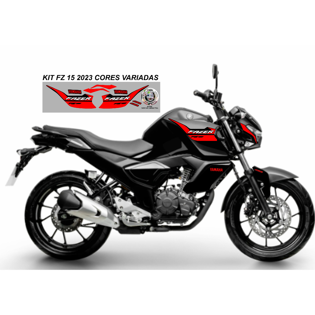 Kit Adesivos Crosser 150 Abs 2023 Preta Original Yamaha