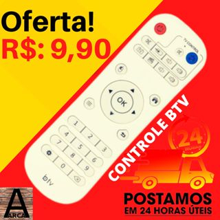 Controle Remoto Para Receptores BTV Controle | Shopee Brasil