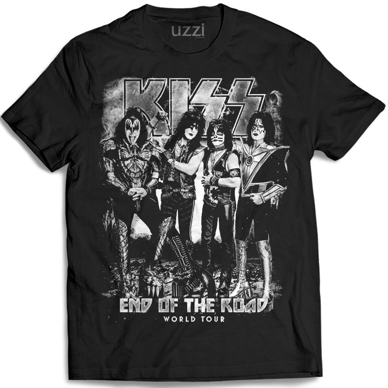 Camiseta Kiss Turnê 2023 Camisa de Banda PB