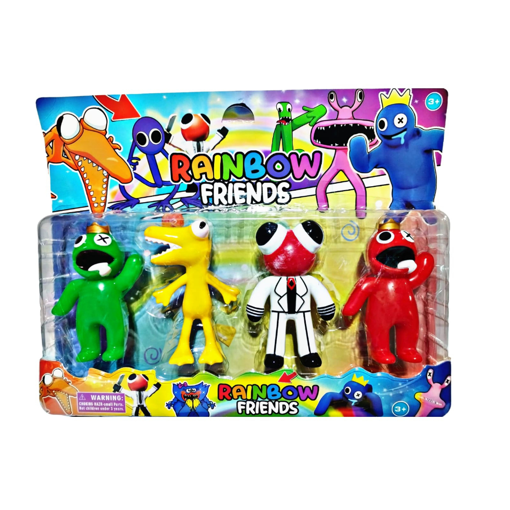 Kit 4 Bonecos Rainbow Friends 30cm Roblox Vários Personagens