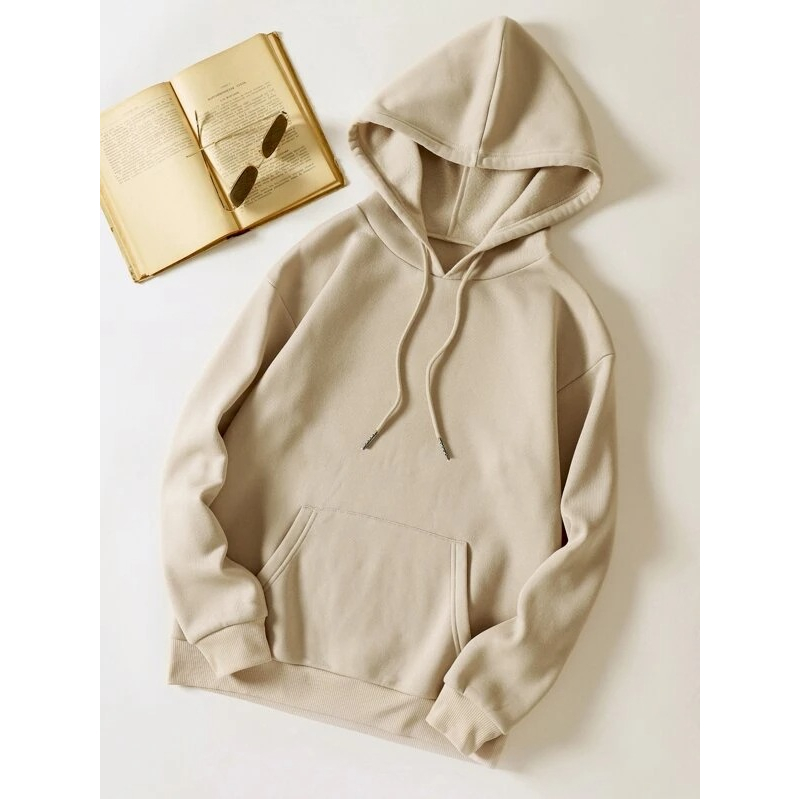 Moletom Casaco Canguru Blusa inverno Liso Básico Lançamento Sem Estampa