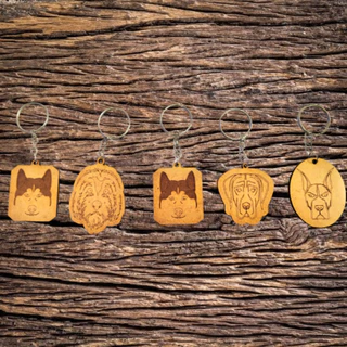 Chaveiro Pet de Madeira MDF