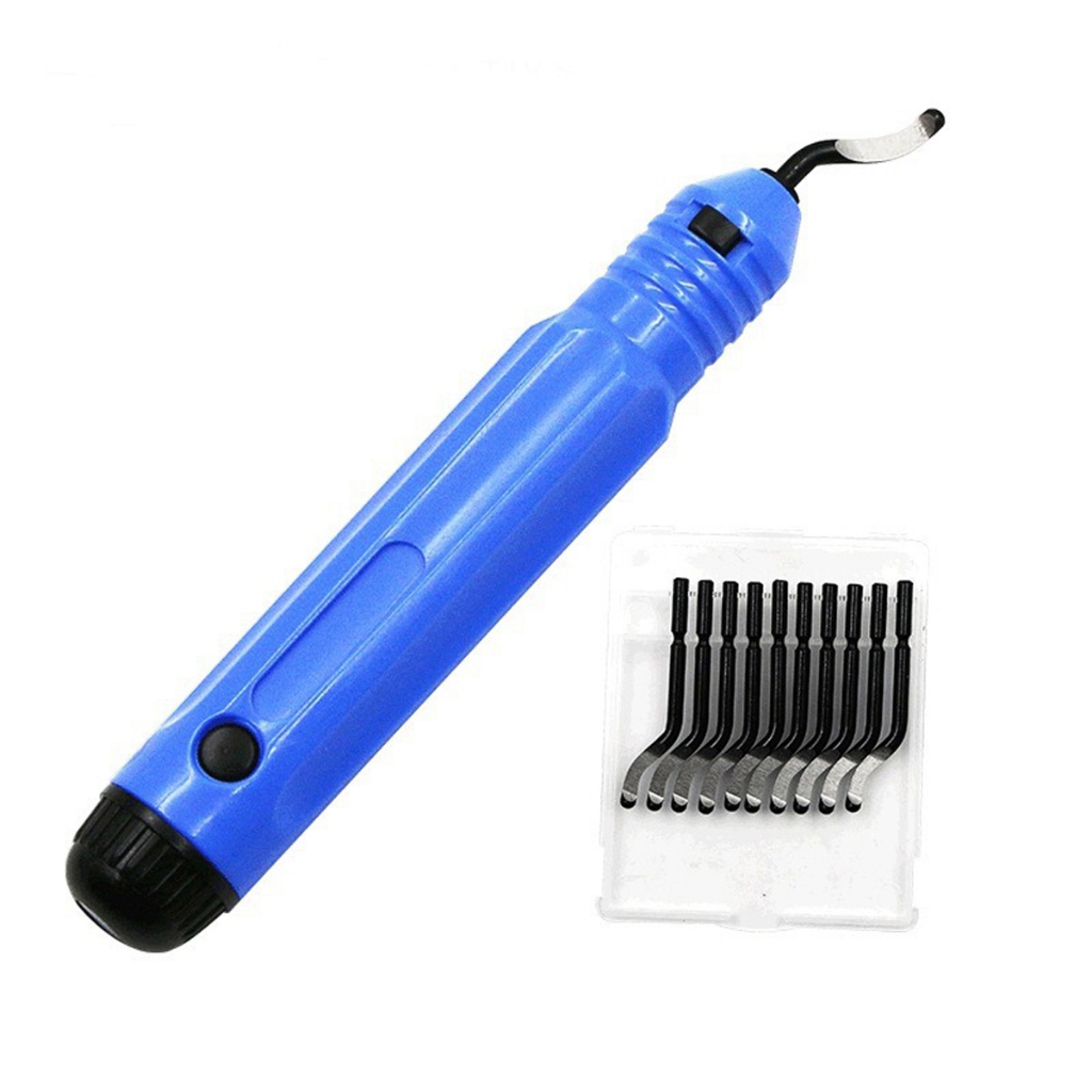 Escareador / Rebarbador Caneta Kit Com 10 Lâminas (rasquete) Removedor de rebarbas artesanato resina epoxi plásticos