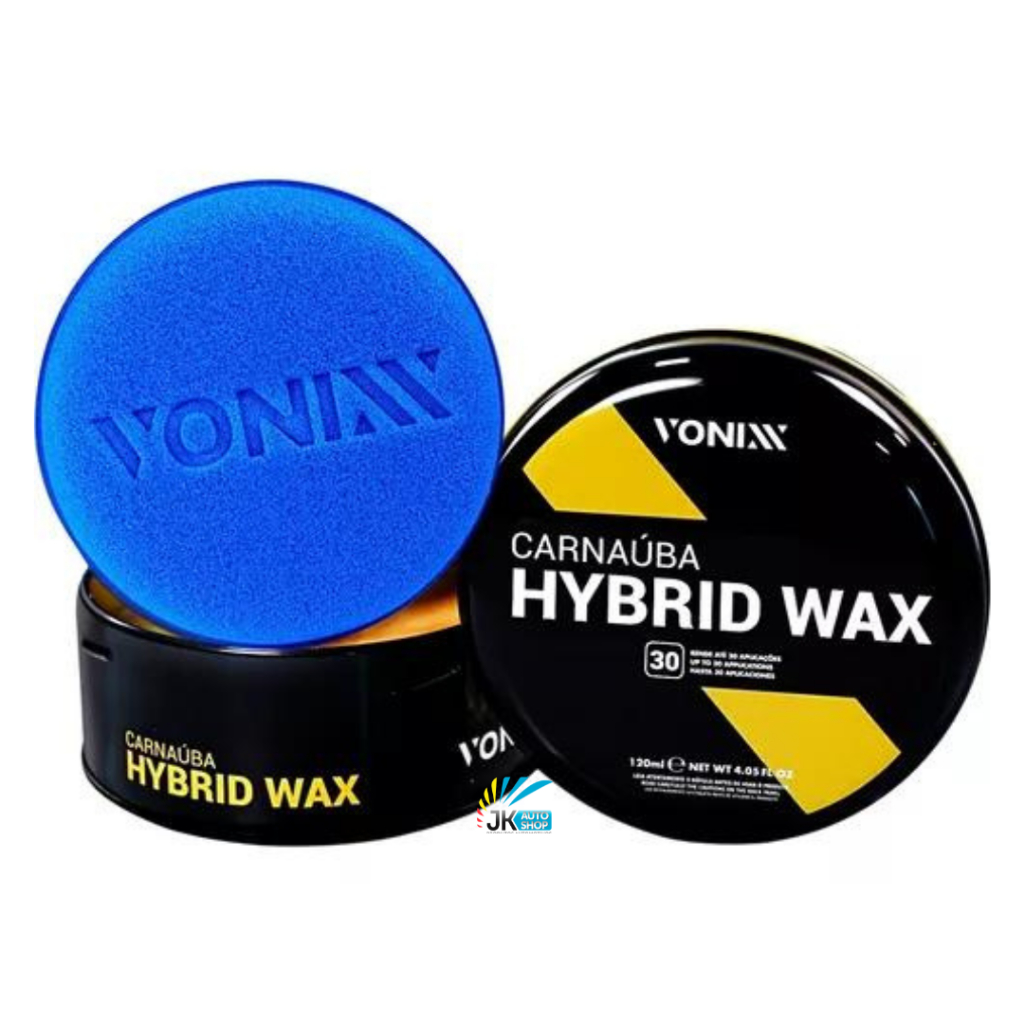 Cera Hybrid Wax 120ml Carnaúba Automotiva Protetora - Vonixx