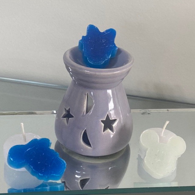 kit Réchaud ceramica formato estrela + 3x Wax Melts Disney, indique a sua fragrância favorita!