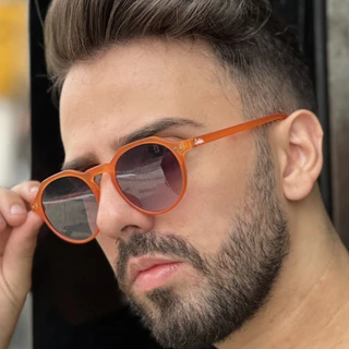 Oculos de Sol Redondo Vegas Unisex com Proteção uv400