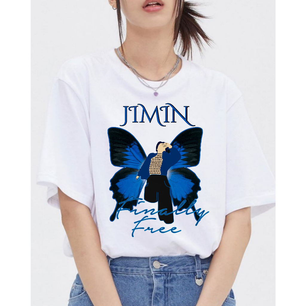 Camiseta Set me Free - Jimin BTS | Shopee Brasil