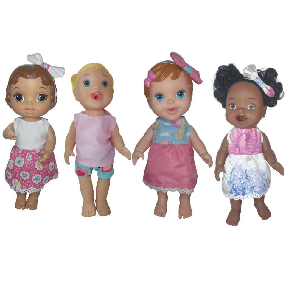 4 Roupinhas para boneca Baby Alive/ My Little Baby / Little Mommy ...