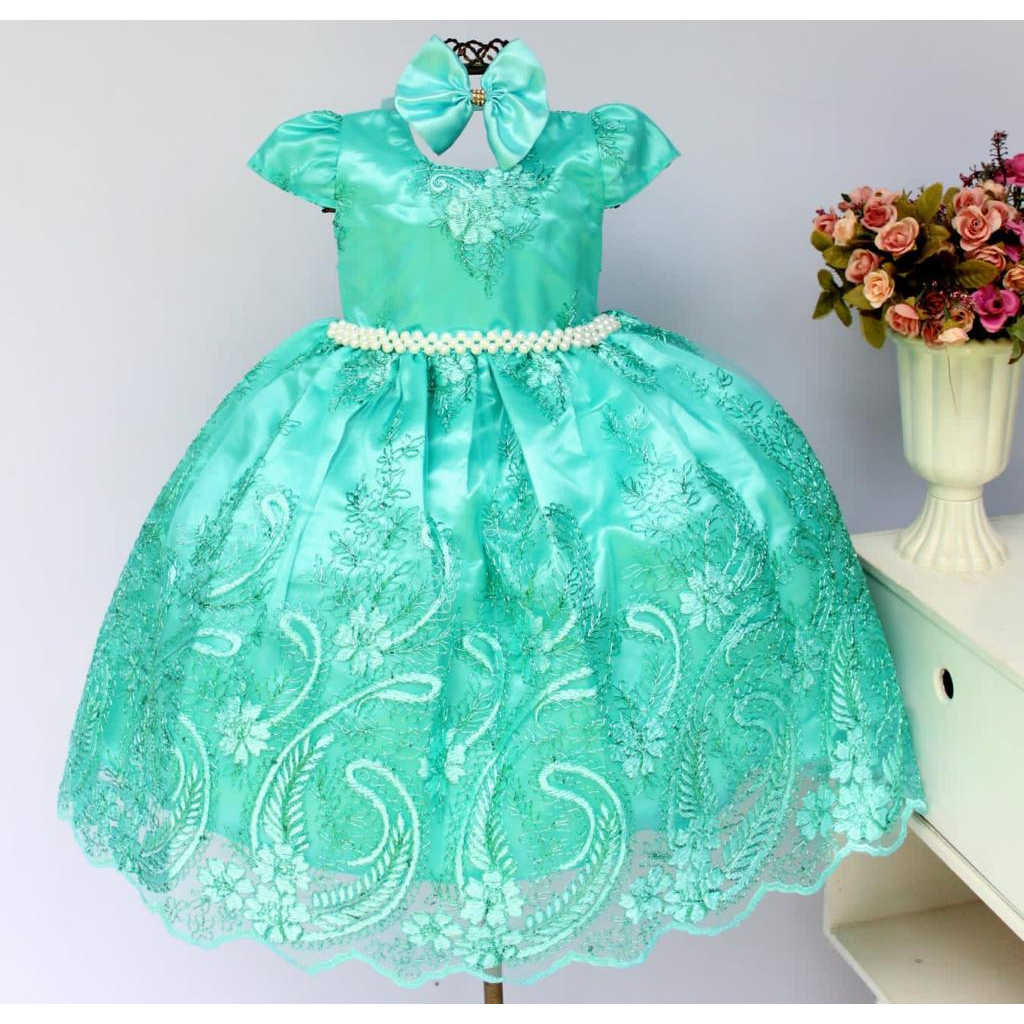 Sereia Infantil - Conjunto roupa sereia reutilizável para meninas  Vestido  tuprincesa com bandana, vestidos princesa para o aniversário Halloween  Tosier : : Moda