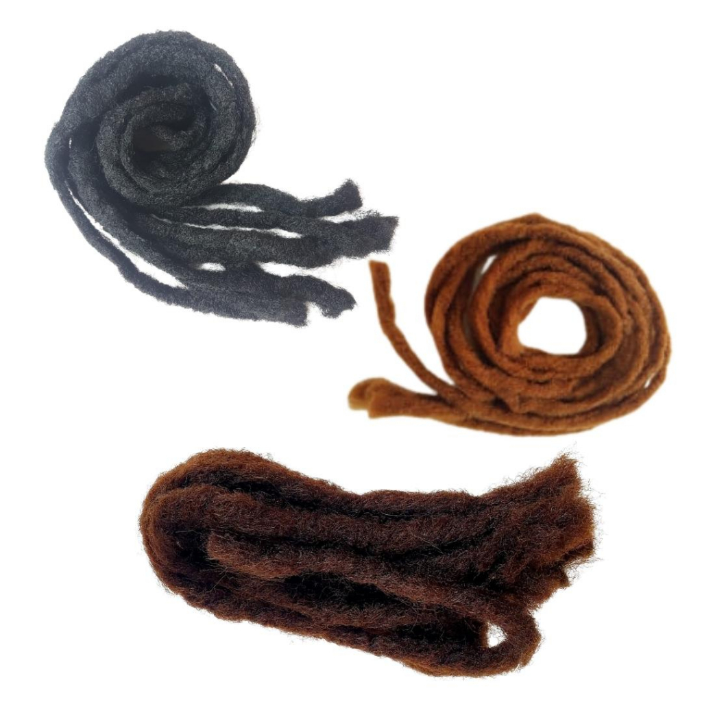 Cabelo Rastafari Aplique Afro Dread Extensão de dreads (bebê reborn ...