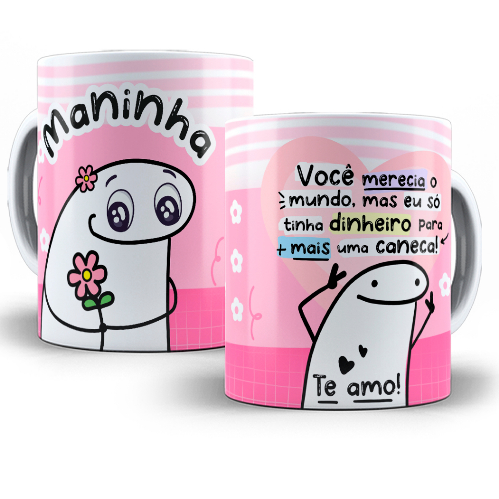 Caneca Personalizada Presente - Flork Meme / Amor de irmãs