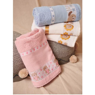 Toalha de Banho Kids Infantil Para Bordar Ponto Cruz 100% Algodão em Oferta na Shopee