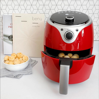 FRITADEIRA SEM OLEO FUN KITCHEN AF-34 3,5L 1270W - Vermelha - 220V