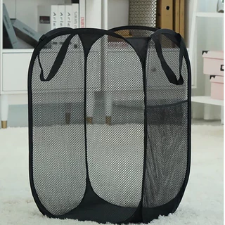 Cesta De Tecido Organizador De Roupas Dobrável Multifuncional Lavanderia Brinquedos Banheiro Quarto