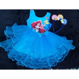 Fantasia Sereia - roupa sereia reutilizável para meninas,Traje tusereia  para roupa Halloween para dama honra casamento Xinxi