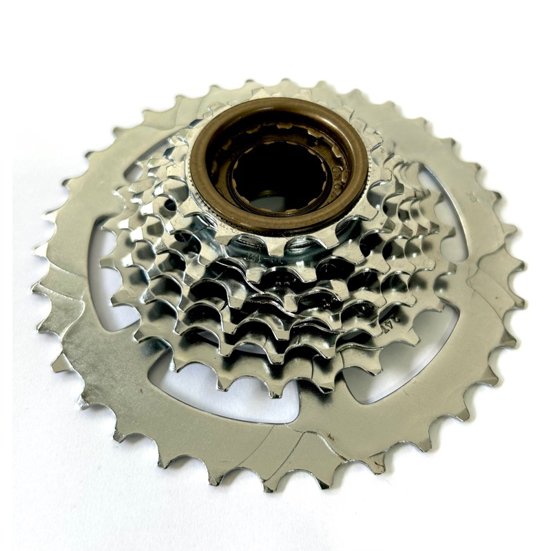 Catraca TRI-DIAMEND 7V 13-34D Roda Livre Index Mega Ranger Rosca Cromada