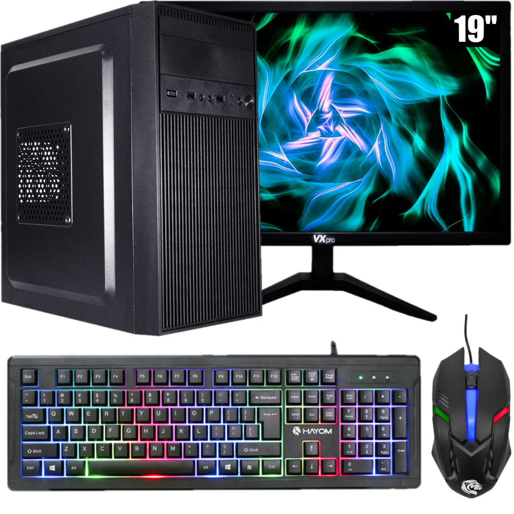 PC Gamer Completo I7, 16GB RAM, GTX 1050TI 4GB, HD 1TB + Monitor 21.5 +  Kit Gamer Teclado, Mouse e Headset, Hayom, Enifler, Enifler