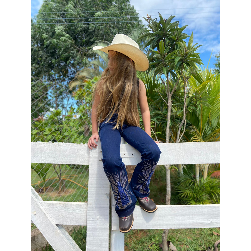 Calça country feminina store infantil