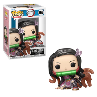 FUNKO POP ANIMATION DEMON  NOVOSLAYER EXCLUSIVE - NEZUKO KAMADO (METALLIC) 868 NOVO ORIGINAL em Oferta na Shopee
