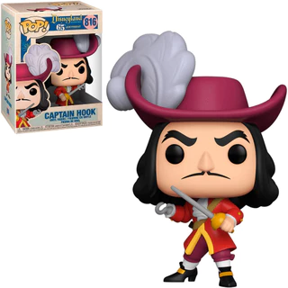 FUNKO POP DISNEY DISNEYLAND RESORT - CAPTAIN HOOK 816 NOVO ORIGIAL em Oferta na Shopee