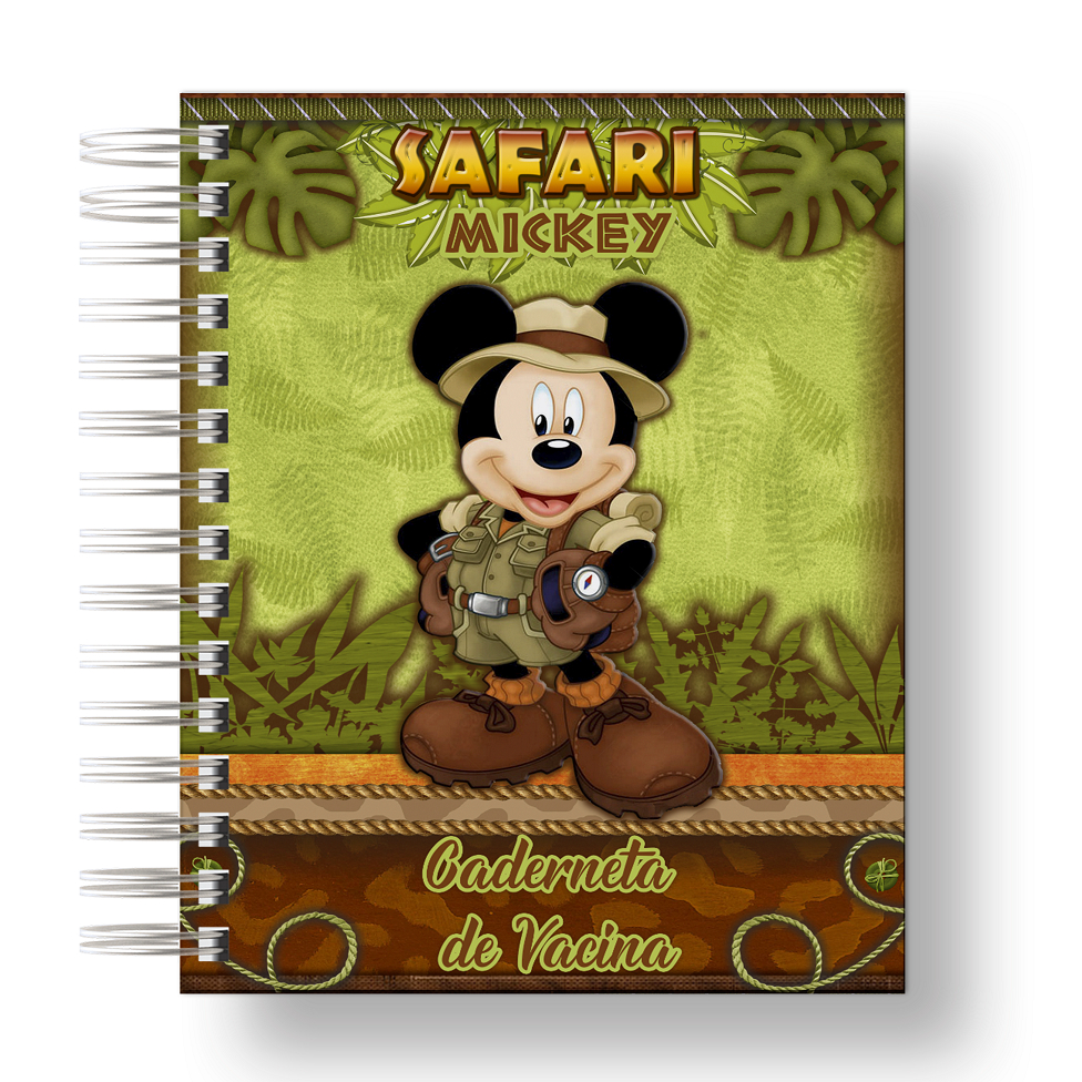 Caderneta De Vacinação Menino - Versão Atualizada-Mikey Safari