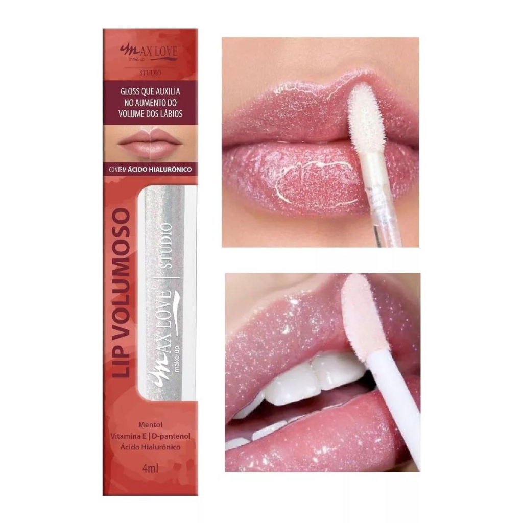 Gloss Lip Volumoso Hidratante Max Love Shopee Brasil