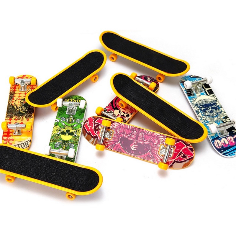 1 pc cor aleatória dedo skate mini fingerboard skate caminhão