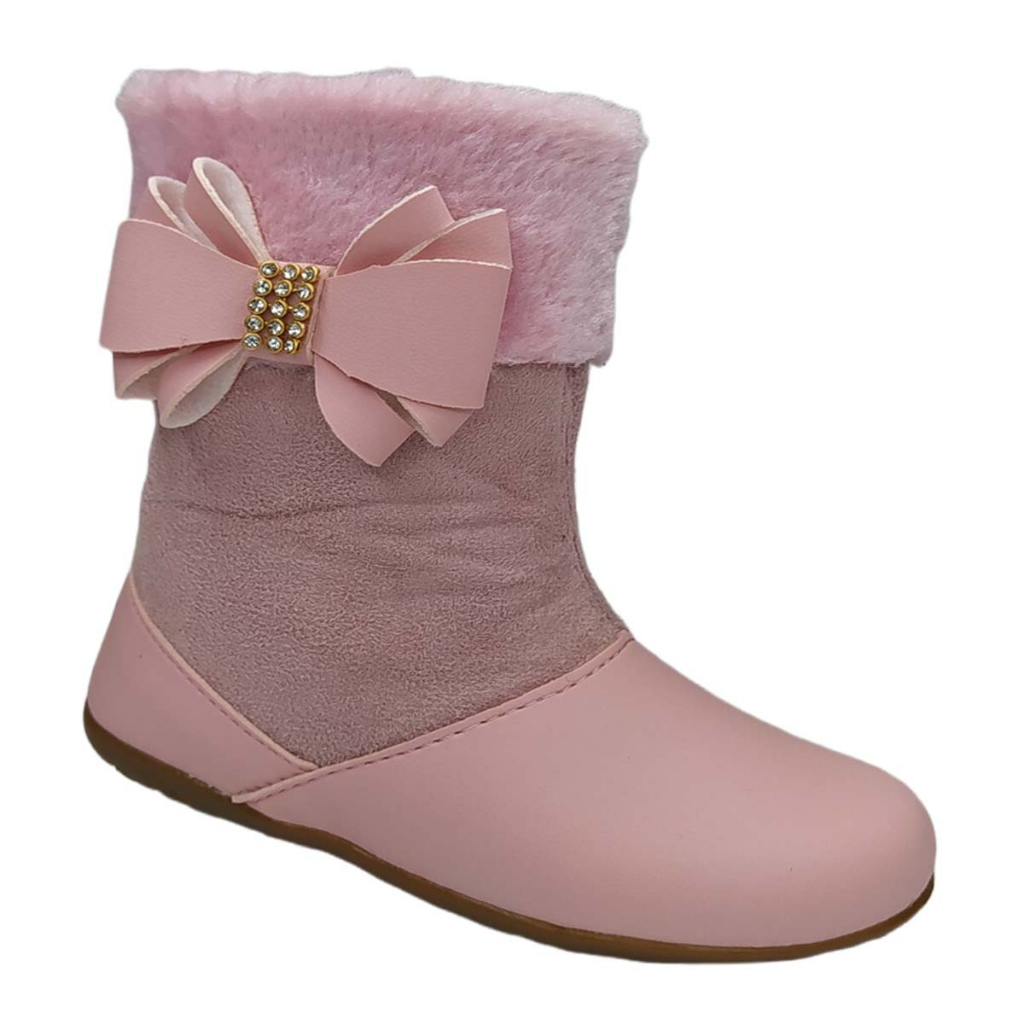 Bota Infantil Menina Feminino Coturno Montaria Cano Longo | Shopee Brasil