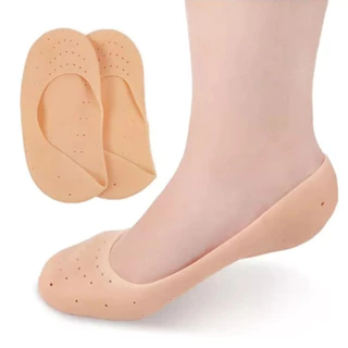 Meia Sapatilha De Silicone Hidratante Para Os Pés Cicatrizante